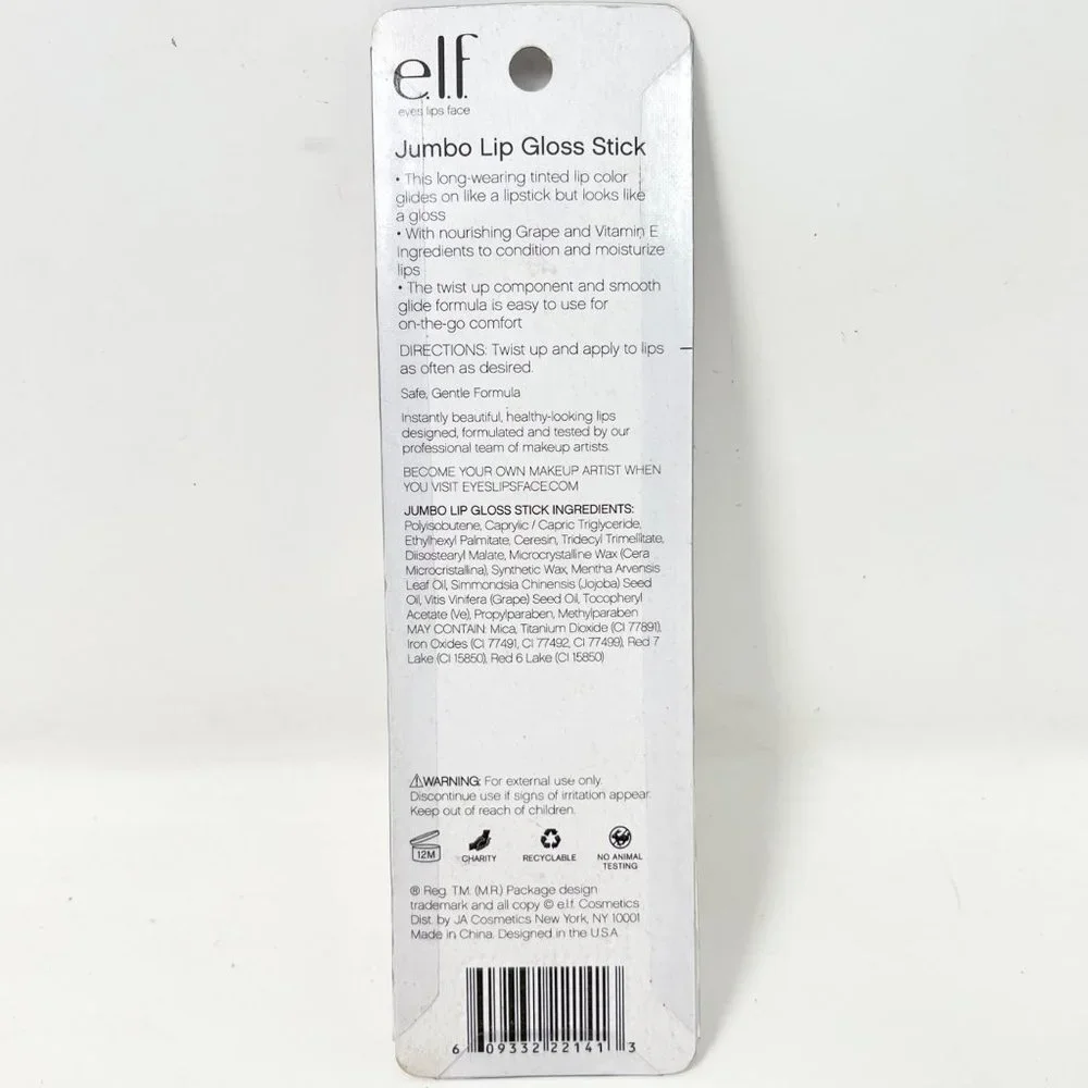 Rimmel Stay Glossy Gh Shine Bundle + Elf Jumbo‎ Lip Gloss Stick - All New Sealed